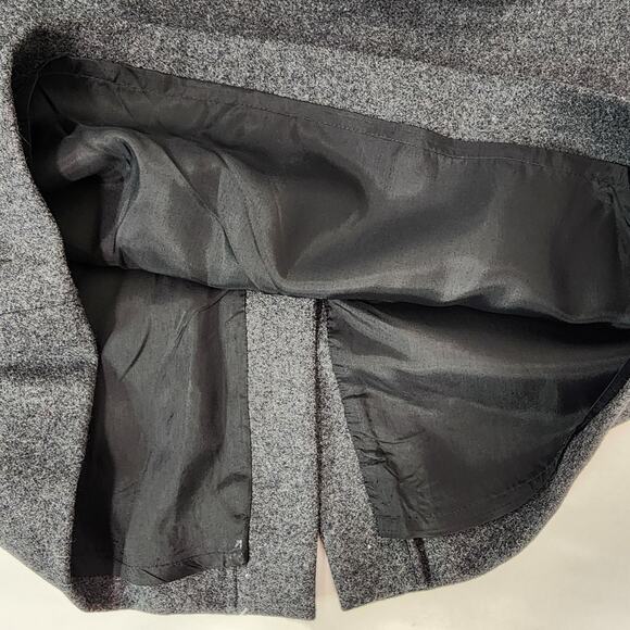 J. Crew Womens Pencil Skirt Double Serge Wool Knee Length 12 Gray Zip Academia - Picture 11 of 11